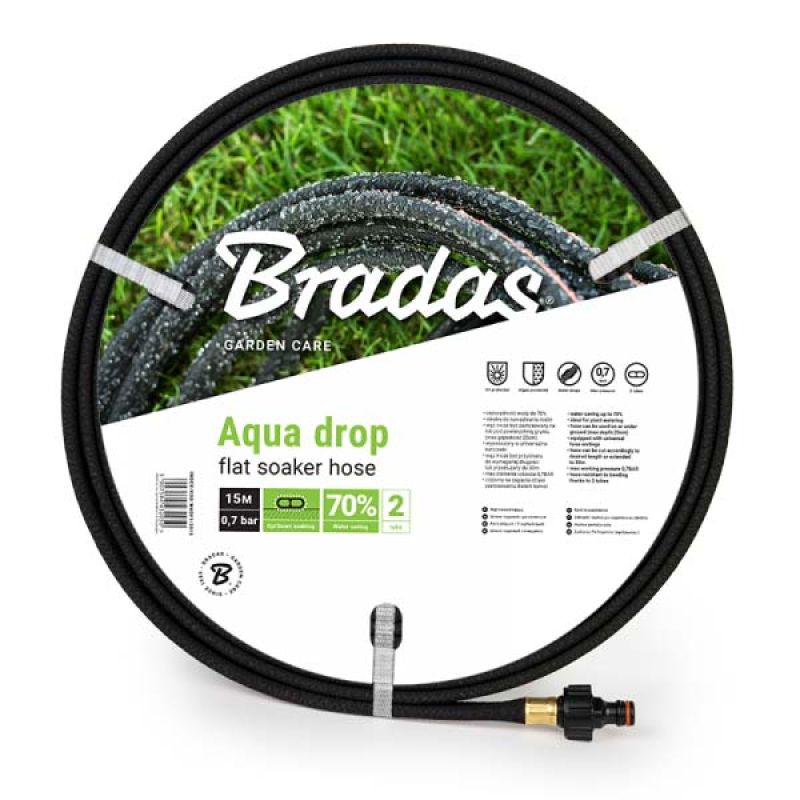 Сочится шланг AQUA-DROP FLAT 1/2 Сочится шланг AQUA-DROP FLAT 1/2