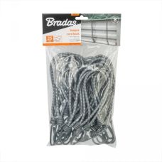 Петля эластичная 20см с металлическим крючком
х 25шт. BUNGEE CORD HOOK, BCH4-0620GY-B