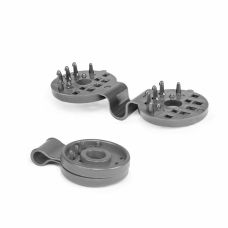 Зажим BUNGEE CORD CLIPS, 10 шт., сірий, BCK4-GY10B