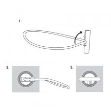 Резинка эластичная с защелкой BUNGEE CORD T BAR,
длина 15 см, блистер, BCT1-0415GY-B