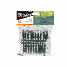 Зажим BUNGEE CORD CLIPS, 10 шт., зелений, BCK4-GR10B