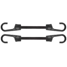 Шнур еластичний гумовий 120см х 2шт. з металевими гачками PVC BUNGEE CORD HOOK, BCH2-08120BC-B