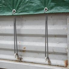 Петля эластичная 20см с металлическим крючком
х 25шт. BUNGEE CORD HOOK, BCH4-0620GY-B