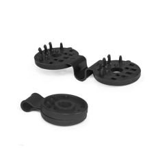 Зажим BUNGEE CORD CLIPS, черный, BCK4-BK-L