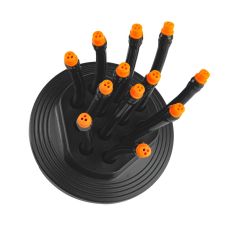 Зрошувач статичний на кілку, HYDRA, BLACK LINE, ECO-1082K