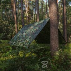 Тент камуфляж CAMOforest, 10х12м, 90 г/м², PLCF9010/12