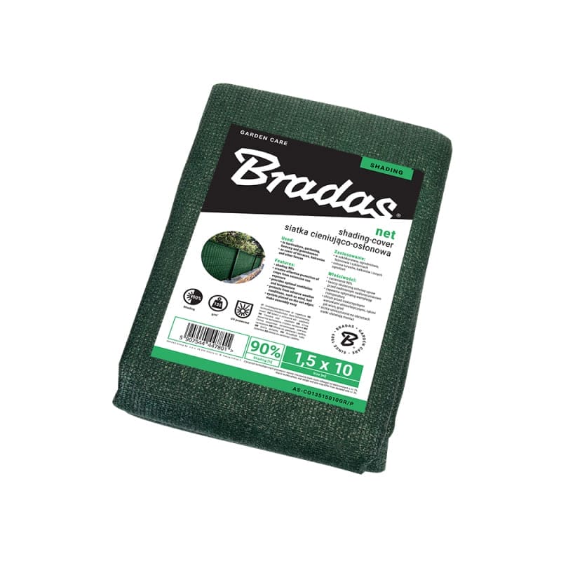 Сітка для затінення, захисна, 90%, 135 г/м², 1,5x10м, AS-CO13515010GR/P Сітка для затінення, захисна, 90%, 135 г/м², 1,5x10м, AS-CO13515010GR/P