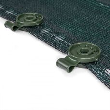 Сетка для затенения, защитная, 55%, 60 г/м², 1,5x10m, AS-CO6015010GR/P