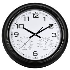 Годинник настінний Technoline 816722 Thermo-Hygro Black (816722) Годинник настінний Technoline 816722 Thermo-Hygro Black (816722)