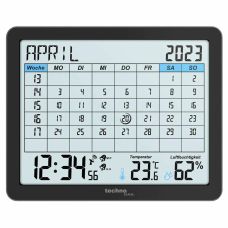 Годинник-календар настільний Technoline WT2600 Black (WT2600)