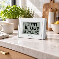 Годинник настільний Technoline WS8002 White (WS8002)