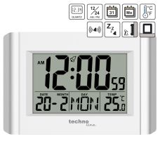 Годинник настільний Technoline WS8002 White (WS8002)
