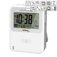 Годинник настільний Technoline Vibro WT350 White (WT350)