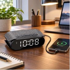 Годинник настільний Technoline WT450 USB Black (WT450)