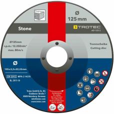 Круг отрезной по камню Trotec 125х22.23х3.2 (5 шт) (6225001101)