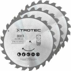 Диск пиляльний Trotec 190х20х2,2 HW24 Wood (3 шт) (6215001330)