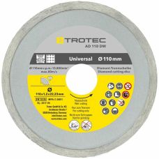 Набір відрізних алмазних дисків Trotec 110/115х22.23х1.2 (4 шт) (6225001121)