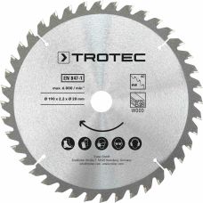 Диск пильный Trotec 190х20х2,2 HW40 Wood (3 шт) (6215001331)