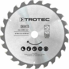 Диск пильный Trotec 190х20х2,2 HW24 Wood (3 шт) (6215001330)