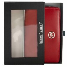 Гаманець жіночий шкіряний Semi Line RFID Red (P8271-2)