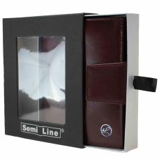 Кошелек женский кожаный Semi Line RFID Dark Red (P8261-2)