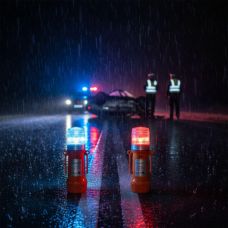 Ліхтар професійний Mactronic Flashguard (100 Lm) White/Red/Blue LED (PFS0100)