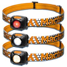 Фонарь налобный Mactronic Rebel (400 Lm) Cool/Warm White/Red LED Recharg Type-C (AHL0061UC)