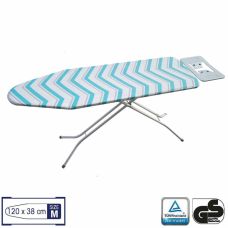 Гладильная доска Casa Si Superstandard Basic 120x38 White/Green Zigzags (CS95150E166)