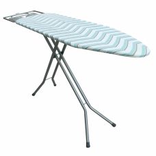 Гладильная доска Casa Si Elegance 125x41 Grey/Blue Zigzag (CS93589G)