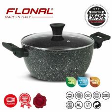 Кастрюля Flonal Pietra Lavica 4,3л с крышкой (PLICV2480)