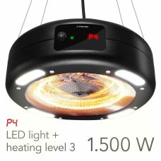 Инфракрасный обогреватель Trotec IR 1550 SC 1500W + LED Black (1410003812)