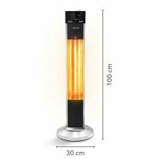 Инфракрасный обогреватель Trotec IRS 2000 E 2000 W Silver/Black (1410003920)