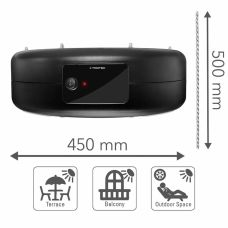 Инфракрасный обогреватель Trotec IR 1550 SC 1500W + LED Black (1410003812)