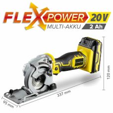 Пила циркулярна акумуляторна міні Trotec PCSS 05-20V + кейс (4430000105)