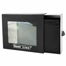 Портмоне чоловіче шкіряне Semi Line RFID Black (P8275-0)