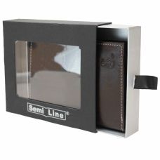 Портмоне чоловіче шкіряне Semi Line RFID Brown (P8266-1)