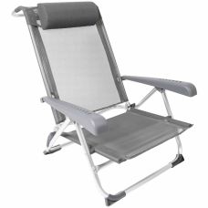 Кресло раскладное Bo-Camp Saint-Tropez Grey (1204796)