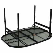 Стол Bo-Camp Northgate Oval 120x80 cm Black/Grey (1404187)
