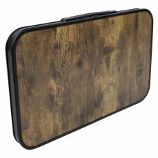 Стіл Bo-Camp Woodbine Compact 56x34 cm Black/Wood look (1404190)
