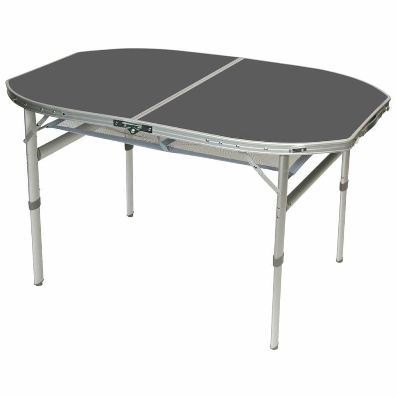 Стіл Bo-Camp Case Model Oval 120x80 cm Grey (1404415)