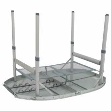 Стол Bo-Camp Premium Oval 100x70 cm Grey (1404424)