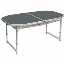 Стол Bo-Camp Case Model Oval 150x80 cm Grey (1404399)