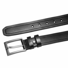 Ремень мужской кожаный Semi Line Black (P8236-0 XL)