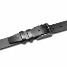 Ремень мужской кожаный Semi Line Black (P8230-0 M)