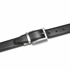 Ремінь чоловічий шкіряний Semi Line Black/Brown (P8232-0 L)