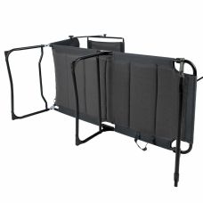 Ліжко розкладне Bo-Camp Sun Lounger With Sunscreen 5 Positions Grey (1304492)