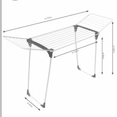Сушилка для белья напольная Casa Si Orion Full 20m White (CS92246C04)