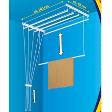 Сушилка для белья настенно-потолочная Casa Si Perfect Dry 5 x 1.6m White (CS42260V05)