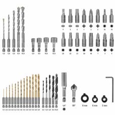 Набор бит и сверл Trotec 49 pieces Hexagon Shank Drill and Bit Set (6200001160)