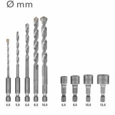 Набор бит и сверл Trotec 49 pieces Hexagon Shank Drill and Bit Set (6200001160)